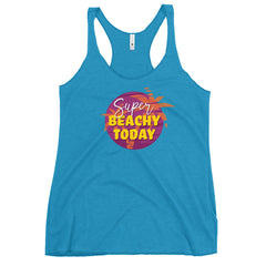Super Beachy Today Women's Racerback Beach Tank Top
