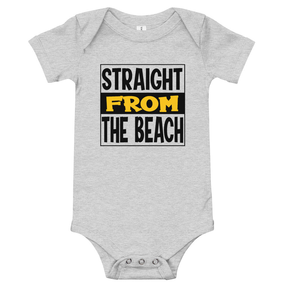 Straight From The Beach Baby Boys' Onesie - Super Beachy