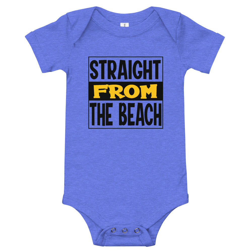 Straight From The Beach Baby Boys' Onesie - Super Beachy