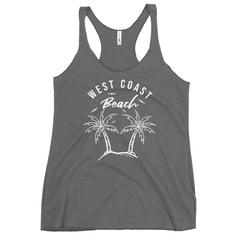 West Coast Beach Women's Racerback Tank Top