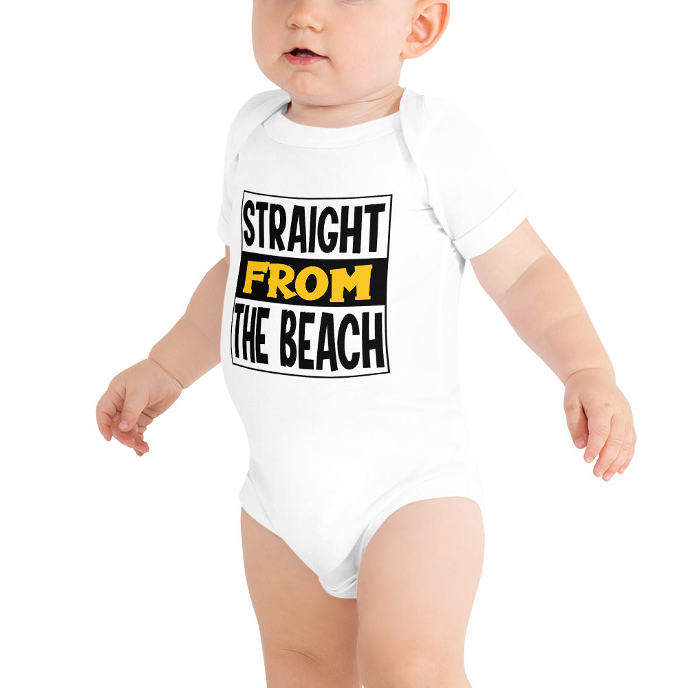 Straight From The Beach Baby Boys' Onesie - Super Beachy
