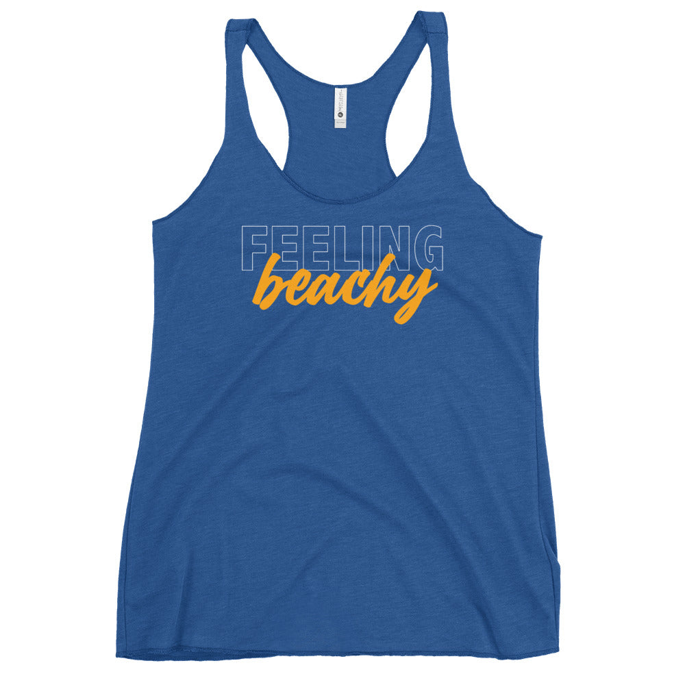 Feeling Beach Women's Racerback Beach Tank Top - Super Beachy