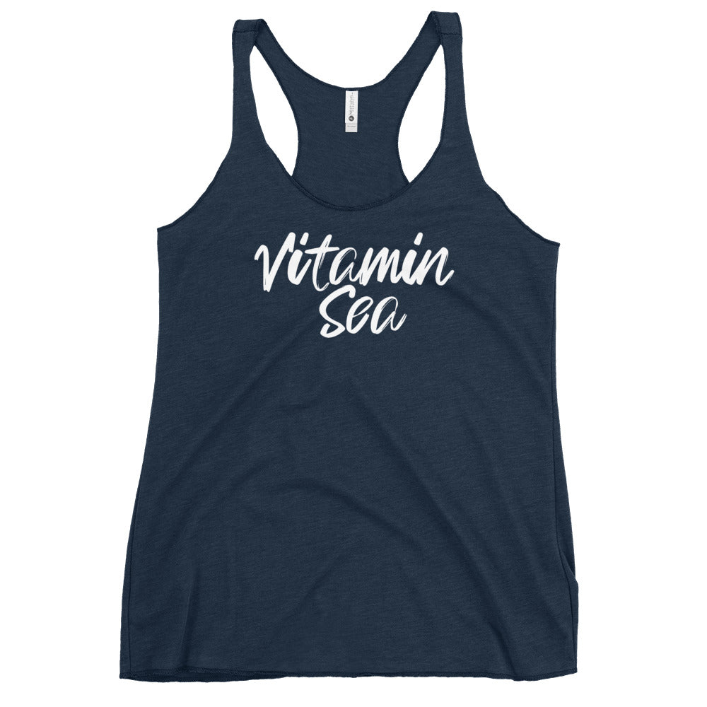 Vitamin Sea Women's Racerback Beach Tank Top - Super Beachy
