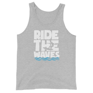 Ride The Waves Men's Beach Tank Top - Super Beachy