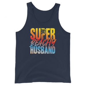 Super Beachy Husband Men's Beach Tank Top - Super Beachy