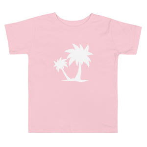 Palm Tree Toddler Girls' Beach T-Shirt - Super Beachy