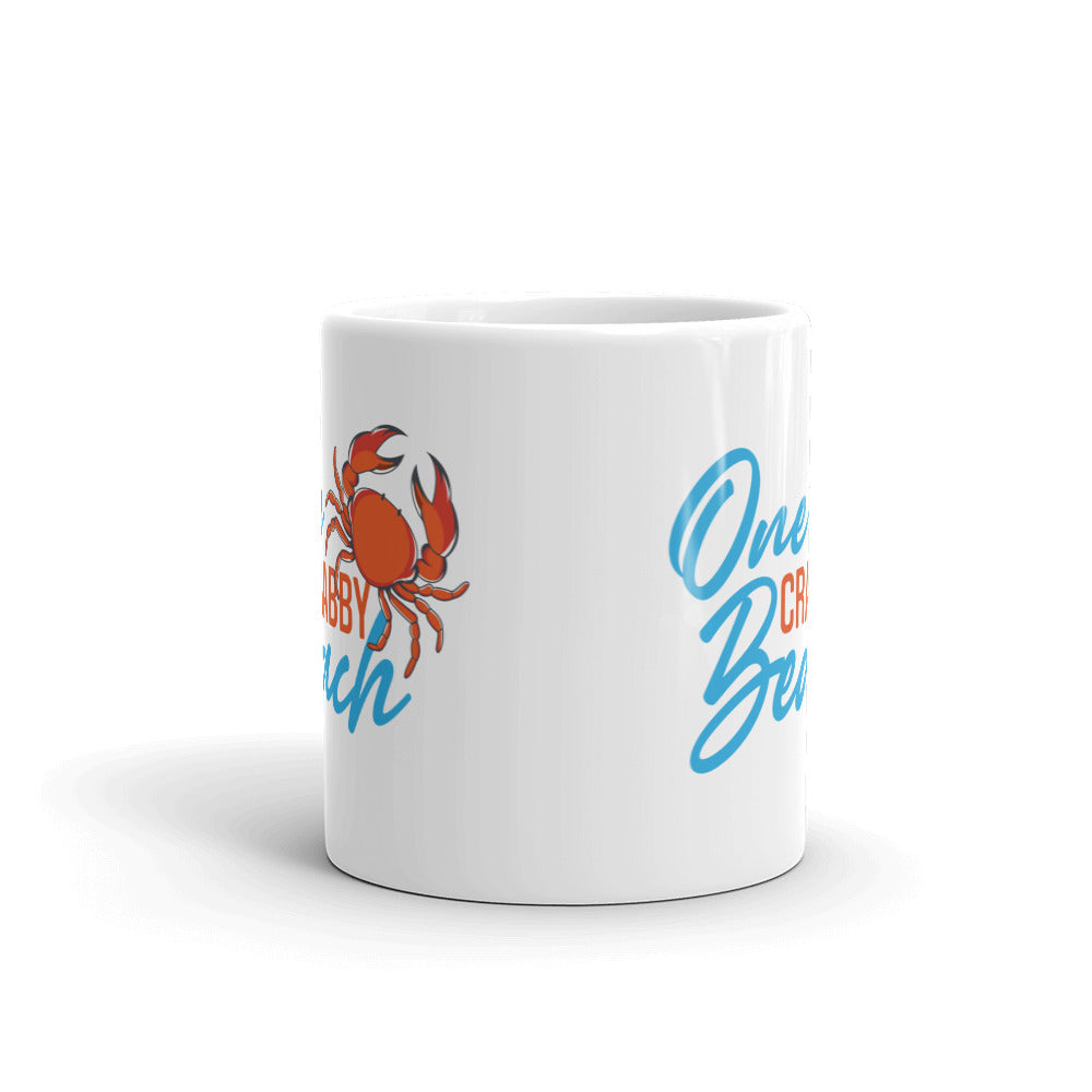 One Crabby Beach Coffee Mug - Super Beachy