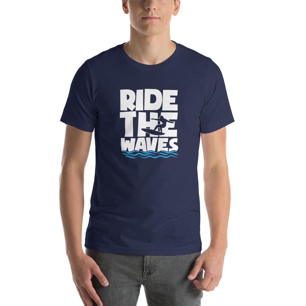 Ride The Waves Men's Beach T-Shirt - Super Beachy