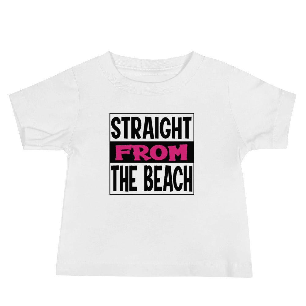 Straight From The Beach Baby Girls' T-Shirt - Super Beachy
