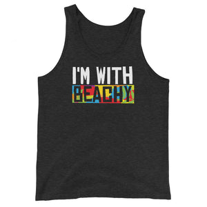 I'm With Beachy Men's Beach Tank Top - Super Beachy