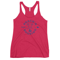 Beach'n & Boozing Women's Racerback Beach Tank Top