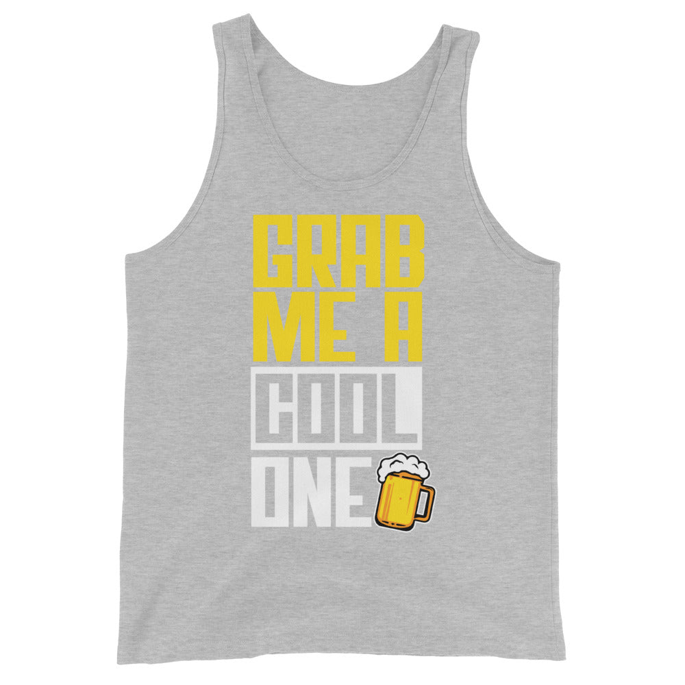 Grab Me A Cool One Men's Beach Tank Top - Super Beachy