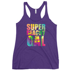 Super Beachy Gal Women's Racerback Beach Tank Top