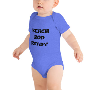 Beach Bod Ready Baby Boys' Onesie - Super Beachy