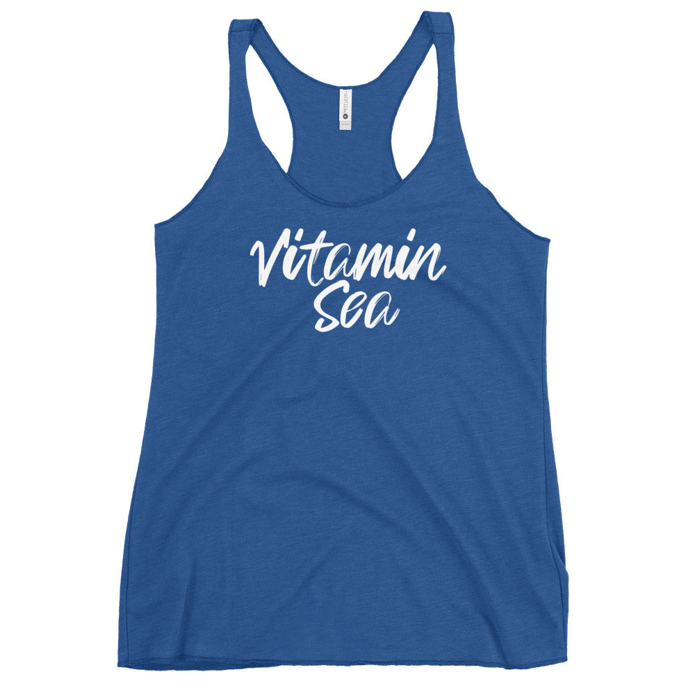 Vitamin Sea Women's Racerback Beach Tank Top - Super Beachy
