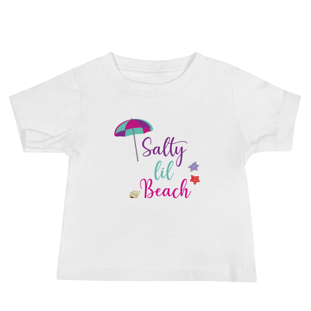 Salty Lil Beach Baby Girls' T-Shirt - Super Beachy