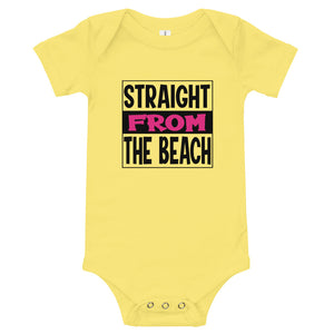 Straight From The Beach Baby Girls' Onesis - Super Beachy