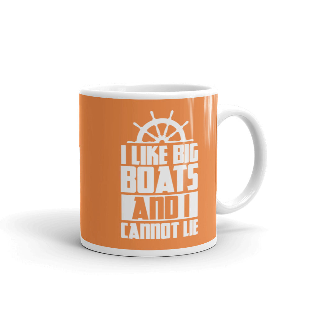 I Like Big Boats And I Cannot Lie Coffee Mug - Super Beachy