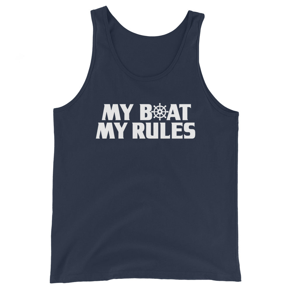 My Boat My Rules Men's Beach Tank Top - Super Beachy
