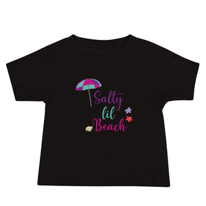 Salty Lil Beach Baby Girls' T-Shirt - Super Beachy