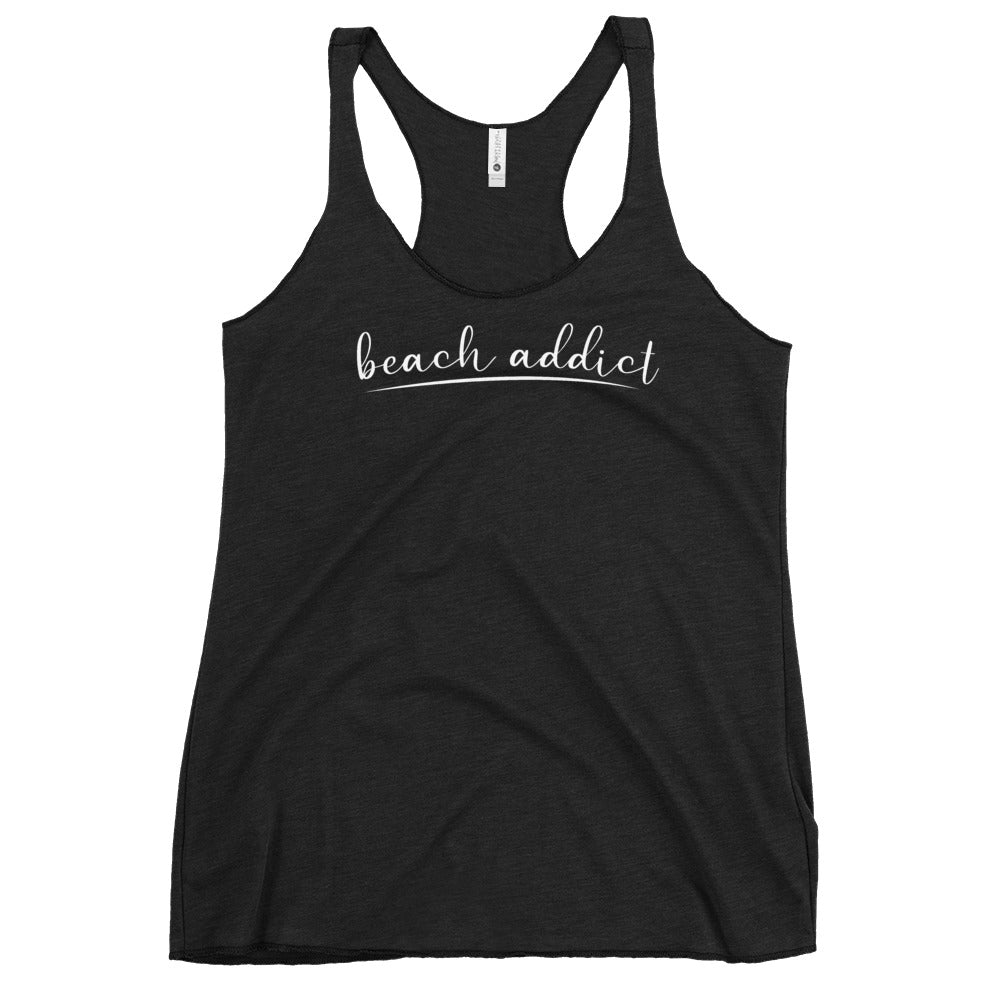 Beach Addict Women's Racerback Beach Tank Top - Super Beachy