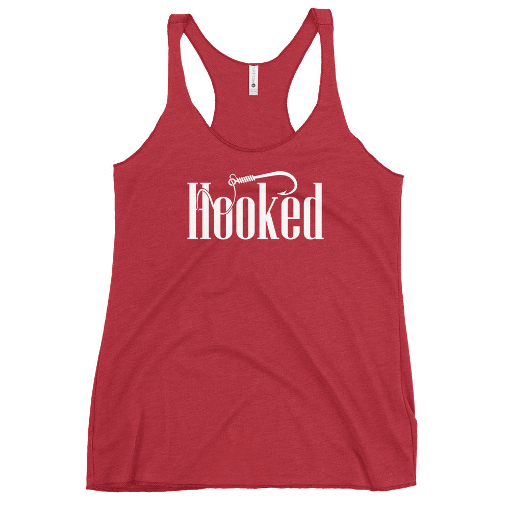 Hooked Women's Racerback Beach Tank Top - Super Beachy