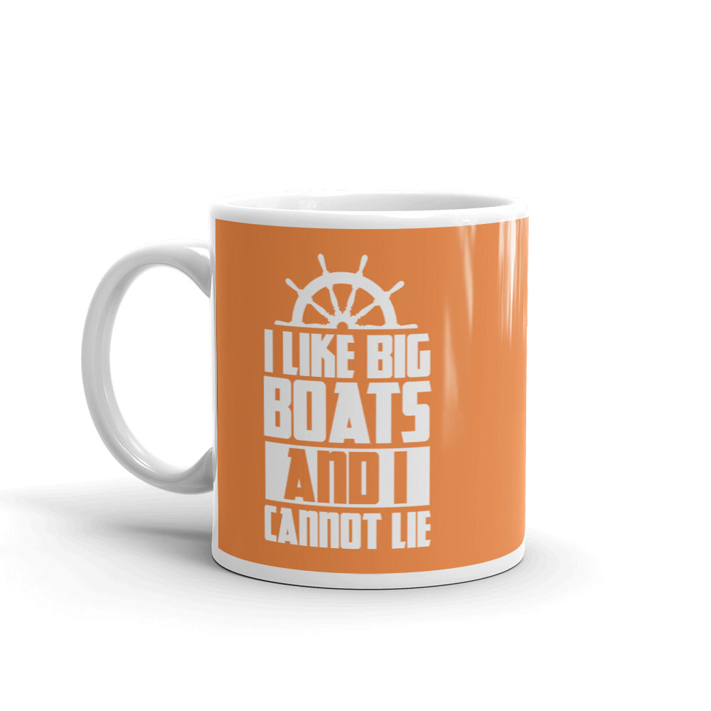 I Like Big Boats And I Cannot Lie Coffee Mug - Super Beachy