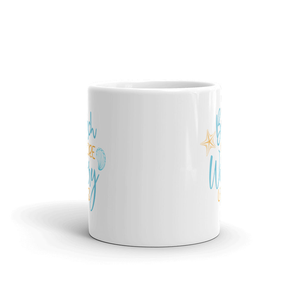 Beach More Worry Less Coffee Mug - Super Beachy