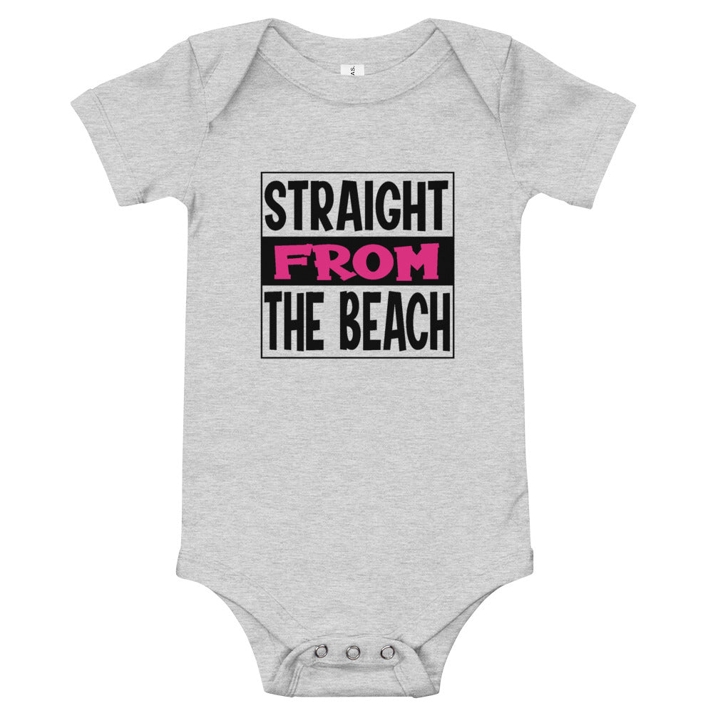 Straight From The Beach Baby Girls' Onesis - Super Beachy