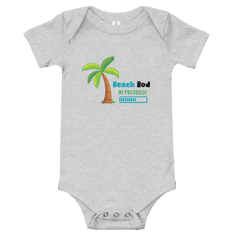 Beach Bod In Progress Baby Boys' Onesie - Super Beachy