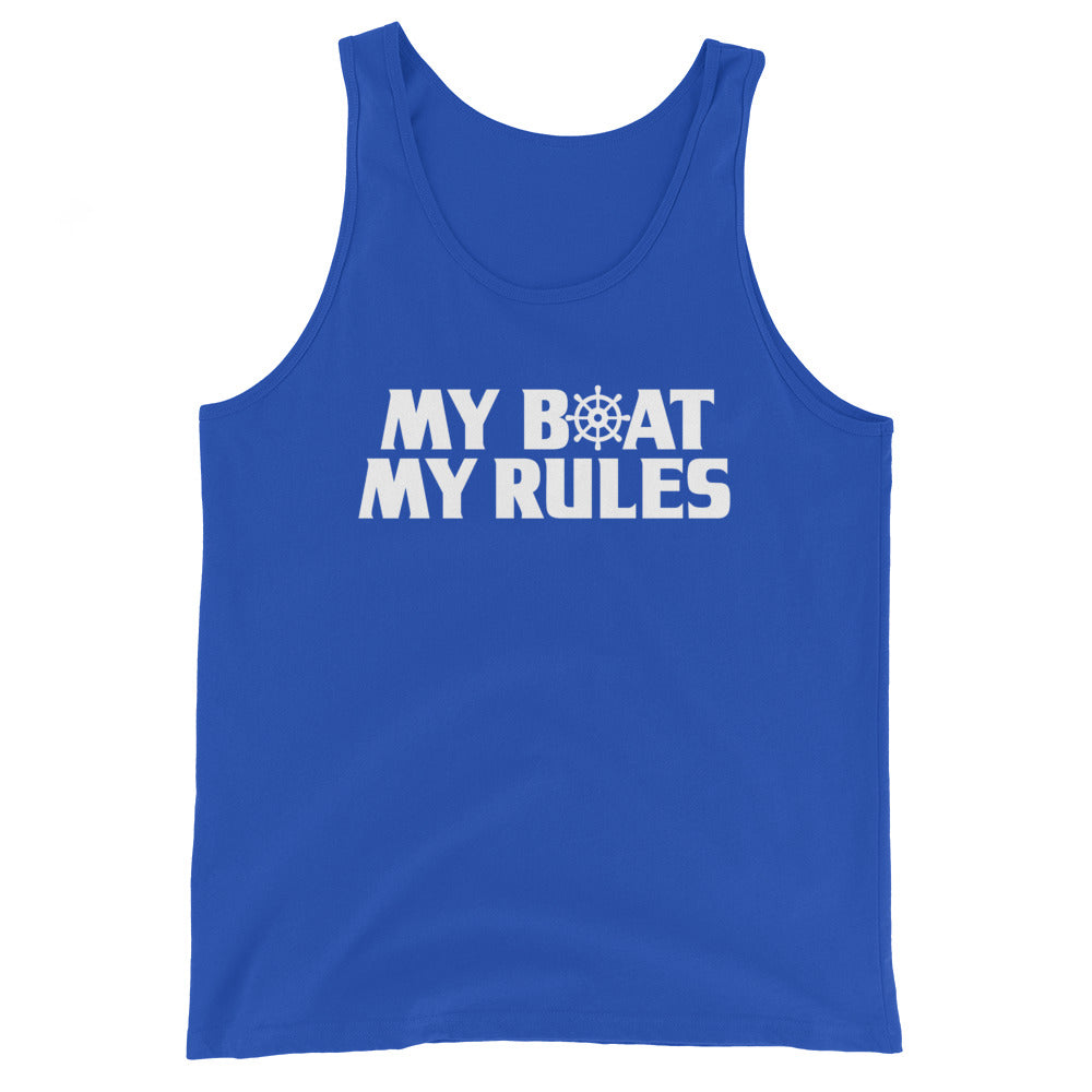 My Boat My Rules Men's Beach Tank Top - Super Beachy