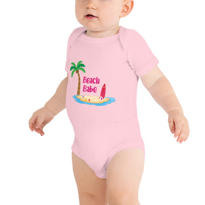 Beach Babe Baby Girls' Onesie - Super Beachy