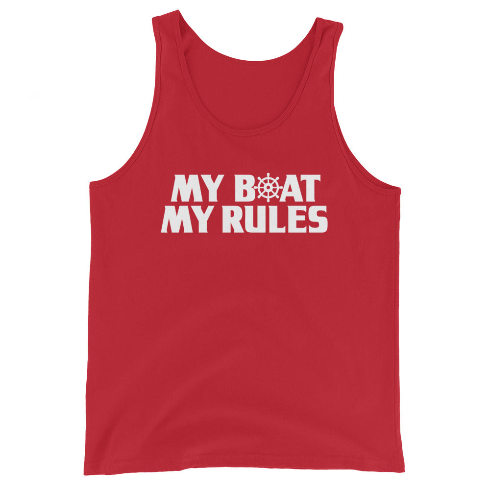 My Boat My Rules Men's Beach Tank Top - Super Beachy