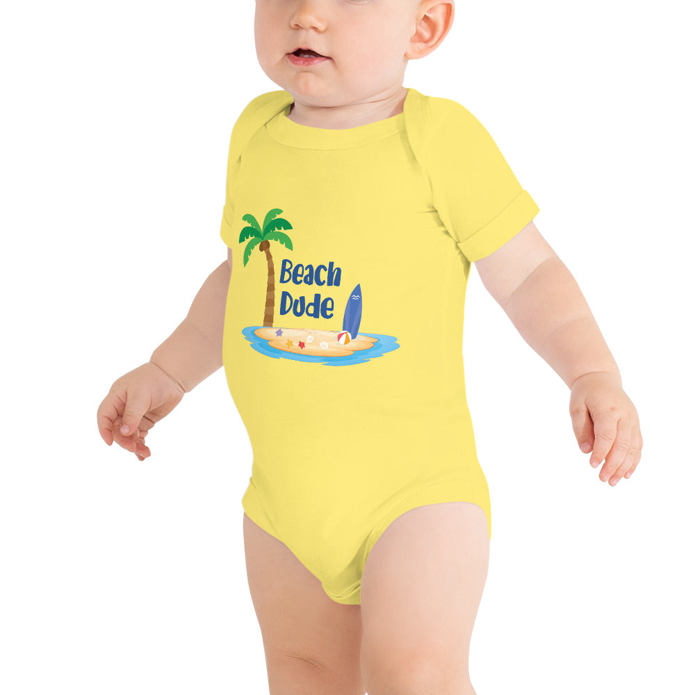 Beach Dude Baby Boys' Onesie - Super Beachy
