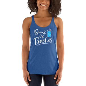 Drink Up Beaches Women's Racerback Beach Tank Top - Super Beachy