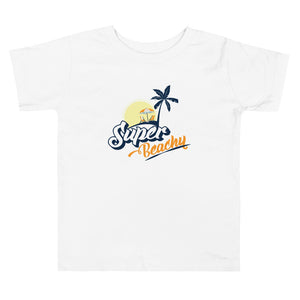 Super Beachy Toddler Girls' Beach T-Shirt - Super Beachy