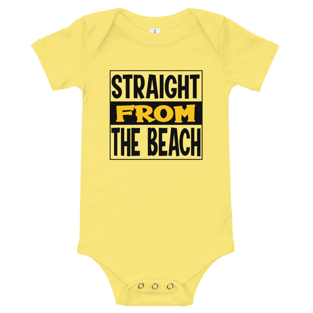 Straight From The Beach Baby Boys' Onesie - Super Beachy