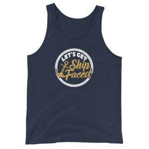 Let's Get Ship Faced Men's Beach Tank Top - Super Beachy