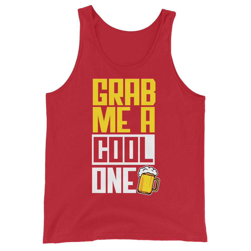 Grab Me A Cool One Men's Beach Tank Top - Super Beachy