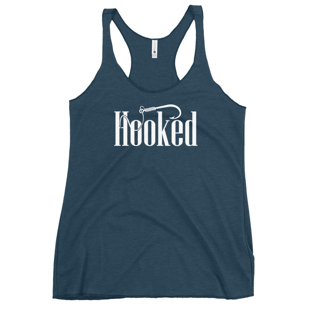 Hooked Women's Racerback Beach Tank Top - Super Beachy