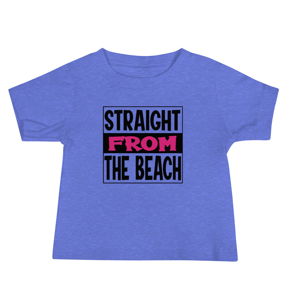 Straight From The Beach Baby Girls' T-Shirt - Super Beachy