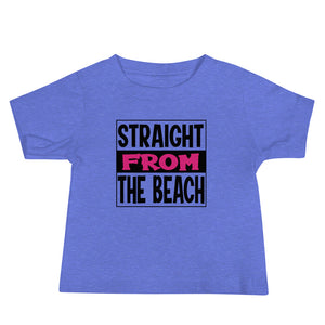 Straight From The Beach Baby Girls' T-Shirt - Super Beachy