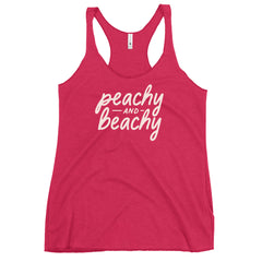 Peachy & Beachy Women's Racerback Beach Tank Top
