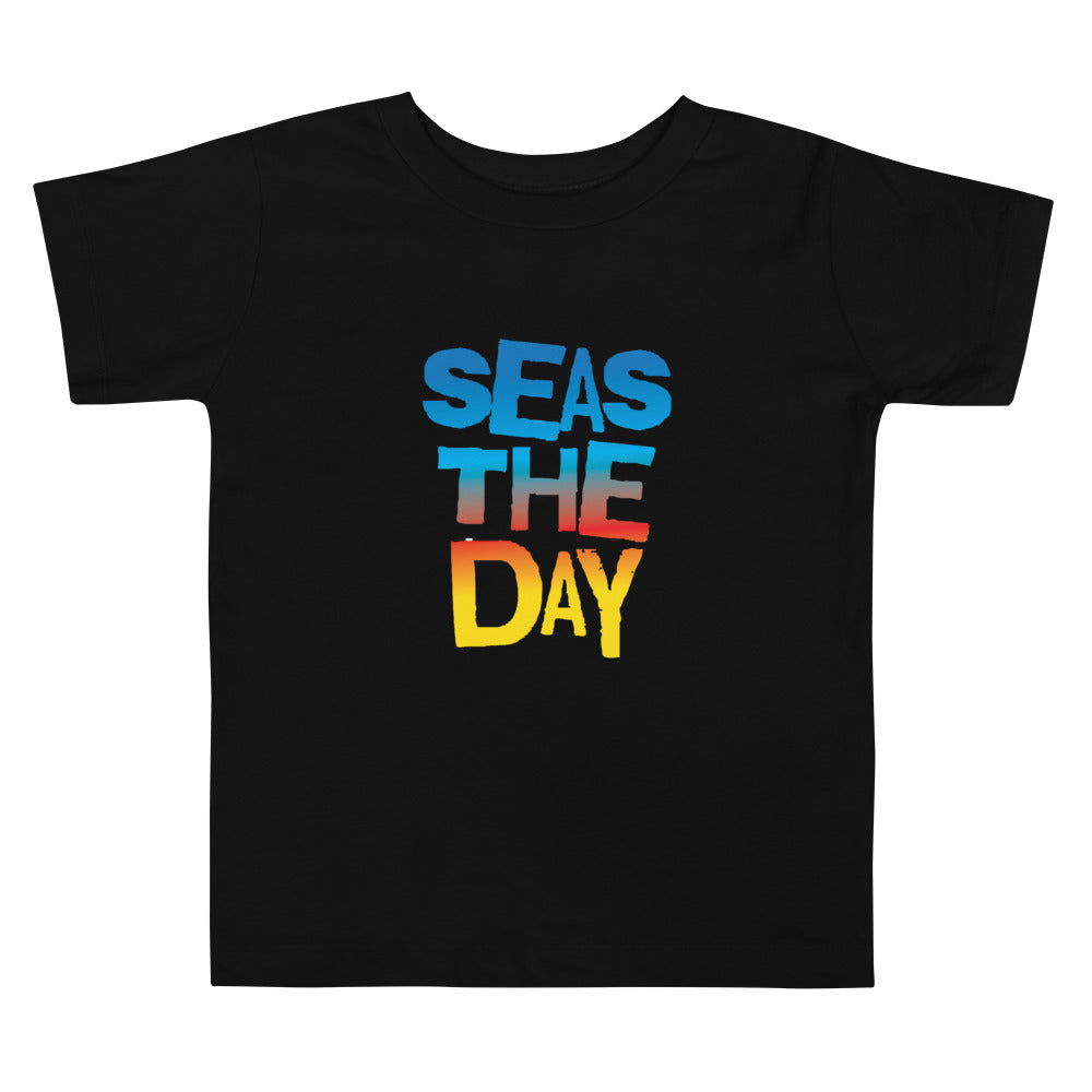 Seas The Day Toddler Boys' Beach T-Shirt - Super Beachy