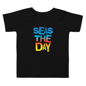 Seas The Day Toddler Boys' Beach T-Shirt - Super Beachy