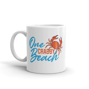 One Crabby Beach Coffee Mug - Super Beachy