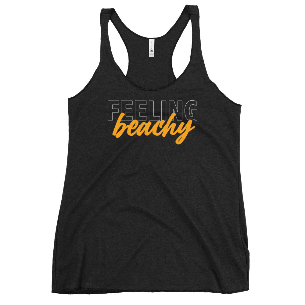 Feeling Beach Women's Racerback Beach Tank Top - Super Beachy