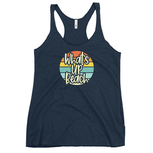 What's Up Beach Women's Racerback Tank Top - Super Beachy