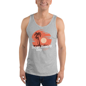 Super Beach Guy Men's Beach Tank Top - Super Beachy