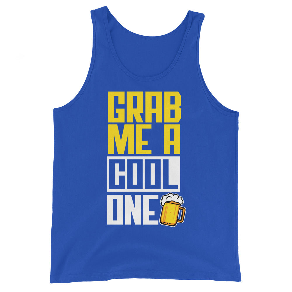 Grab Me A Cool One Men's Beach Tank Top - Super Beachy